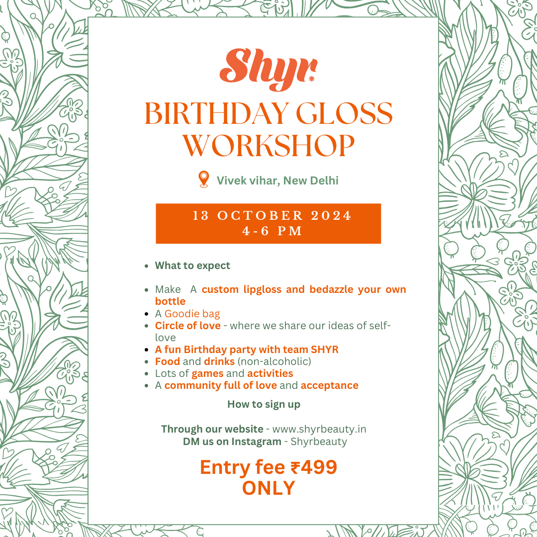 Birthday Gloss Workshop DELHI (13 October 2024)