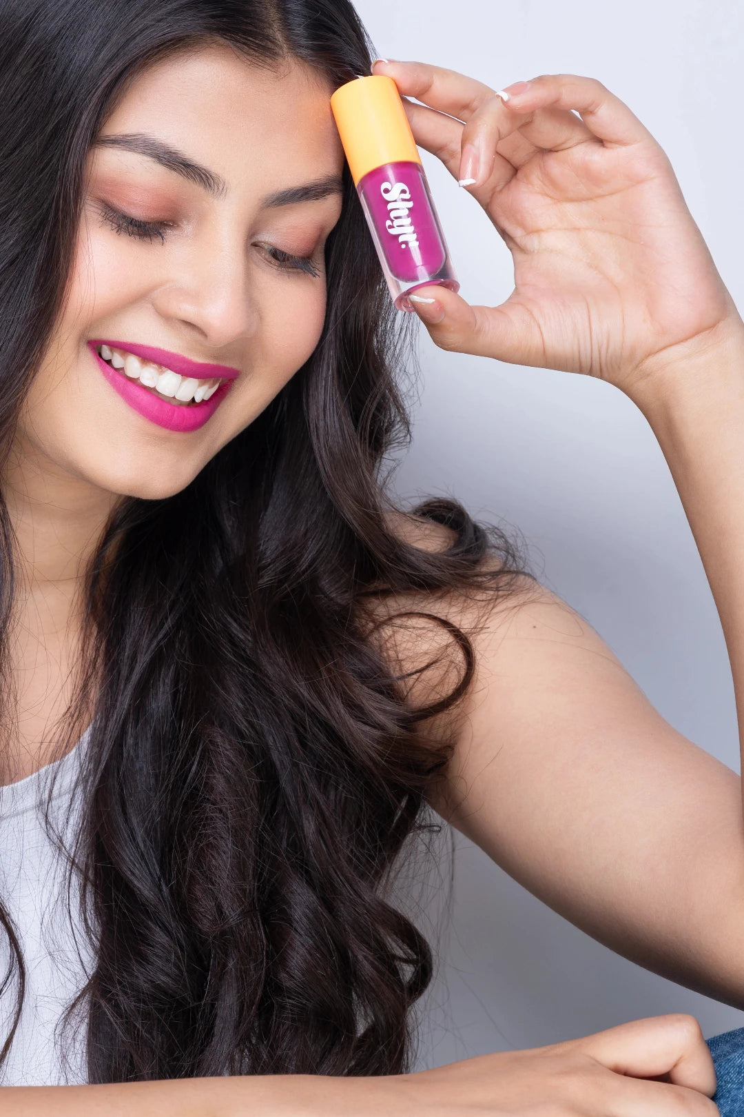 Vibrant Magenta Pink Lipstick